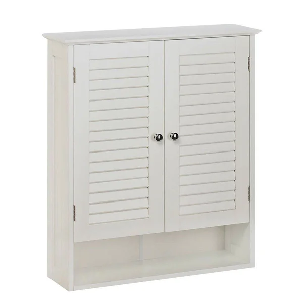 BSD National Supplies Olympia Wall Mounted 2-Door Louvered Cabinet