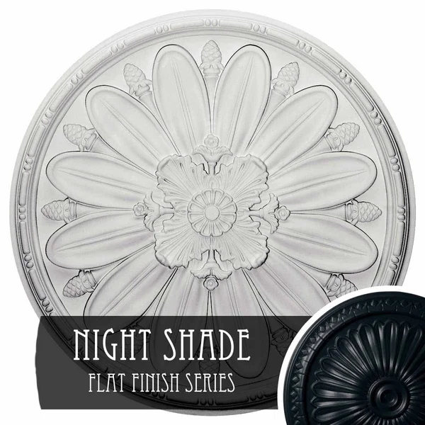 29 7/8x22OD x 1 3/8x22P Fairfax Ceiling Medallion - Hand-Painted Night Shade