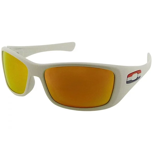 Oakley Hijinx Holland Country Flag Sunglasses 24-214 Polished White/Fire Iridium