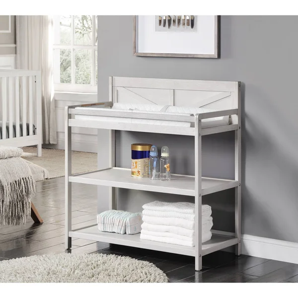 Suite Bebe Barnside Changing Table in Washed Gray