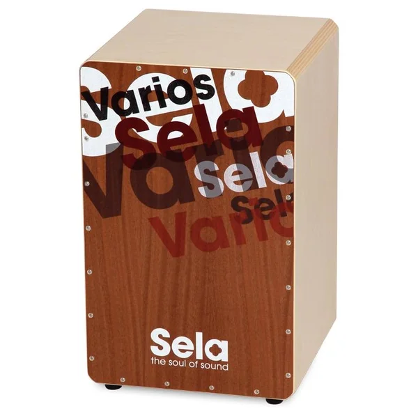 Sela Varios Cajon Drum, Brown