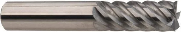 Niagara Cutter 8mm, 20mm LOC, 8mm Shank Diam, 64mm OAL, 6 Flute, Solid Carbide Square End Mill - Single End, AlTiN Finish, Spira