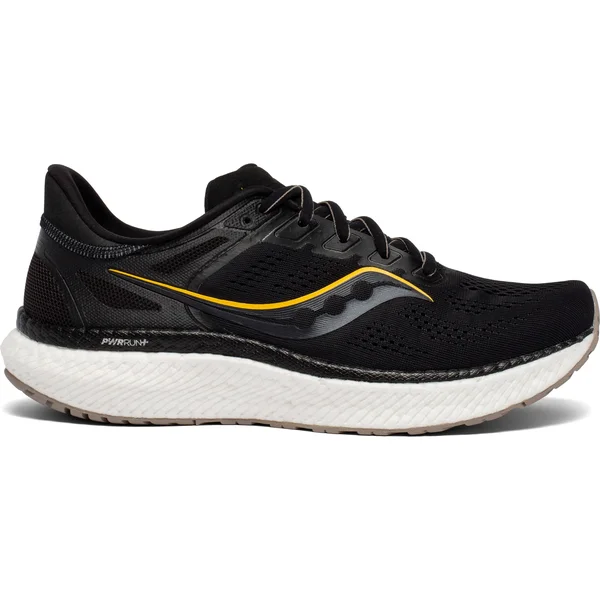 Saucony Men's Hurricane 23 Black, Vizigold, 11, 2E