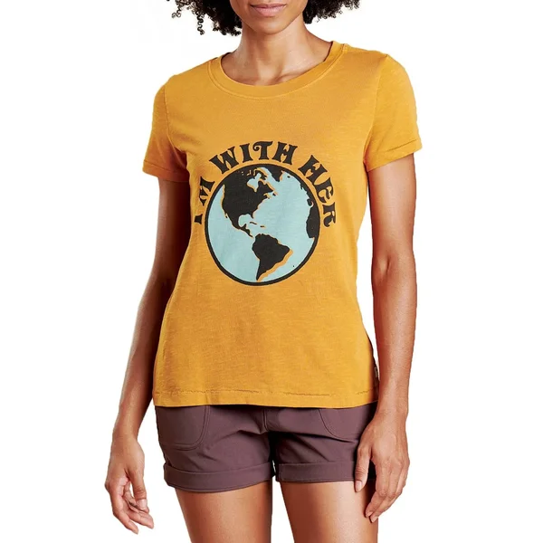 Toadu0026Co Primo Daily Short Sleeve Tee - Women's Sunset Vintage Wash, S