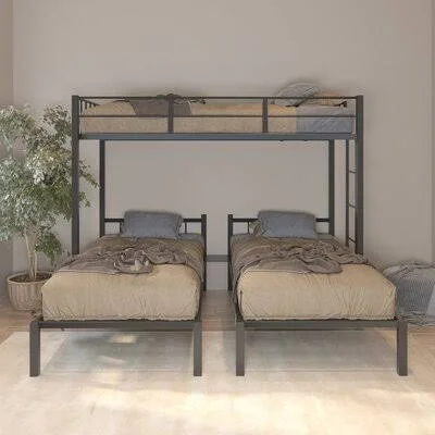 Triple Twin Bunk Bed - Can Be Separated Into 3 Twin Beds Isabelle & Max
