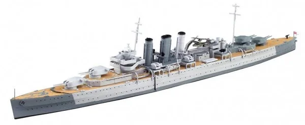 Aoshima 1/700 HMS Dorsetshire Heavy Cruiser Indian Ocean Raid