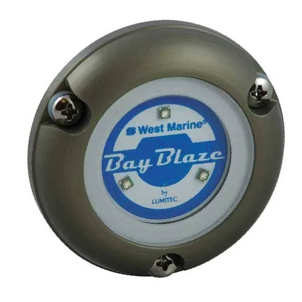 West Marine Platinum Series Bay Blaze Underwater LED Lights, White