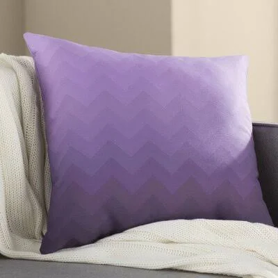 Wade Logan Banda Throw Pillow Size: 18x22 H x 18x22 W - Color: Purple