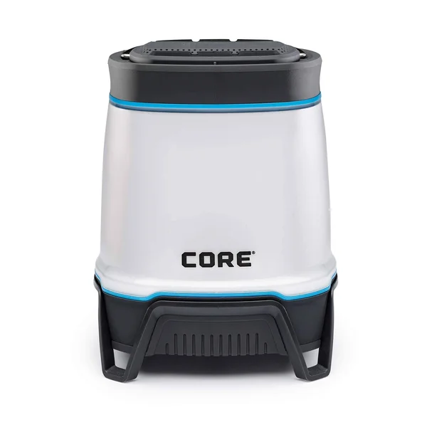 Core 1250 Lumen Rechargeable Bluetooth Speaker & Lantern with USB Outlet Gray
