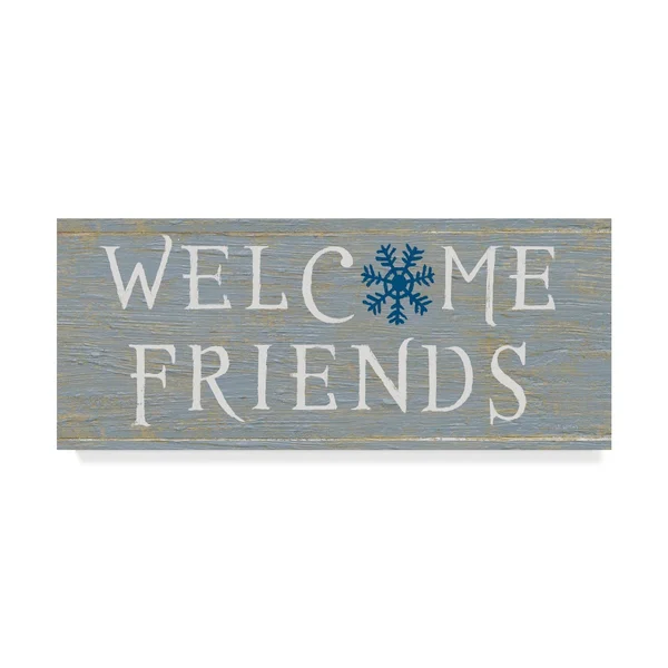 Trademark Fine Art 'Christmas Affinity II Grey' Canvas Art by James Wiens - Size: 20 x 47