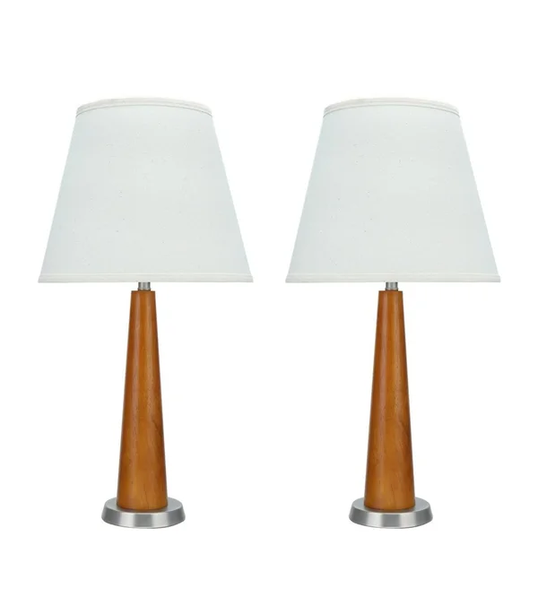 Aspen Creative 40096, Two Pack Set, 25x22 High Transitional Wooden Table Brown Wood with Pewter Finish Base and Hardback Empire