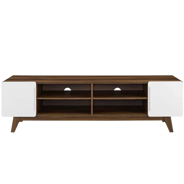 Carson Carrington Espoo 70-Inch Media Console TV Stand - N/A - Natural Gray
