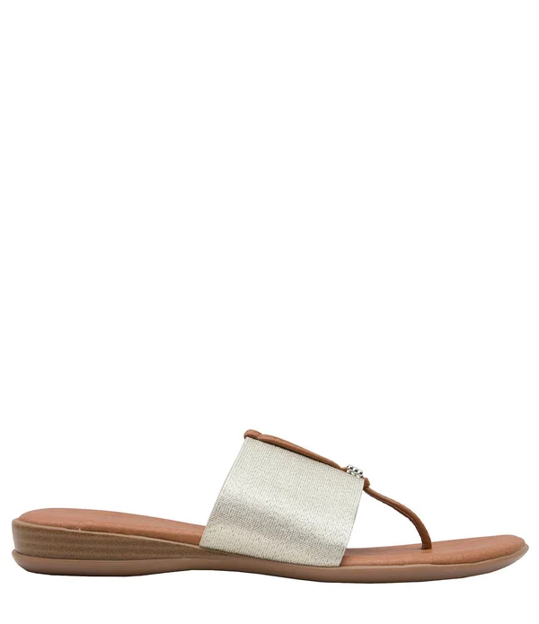 Andre Assous Women's Nice Thong Sandals - Platino