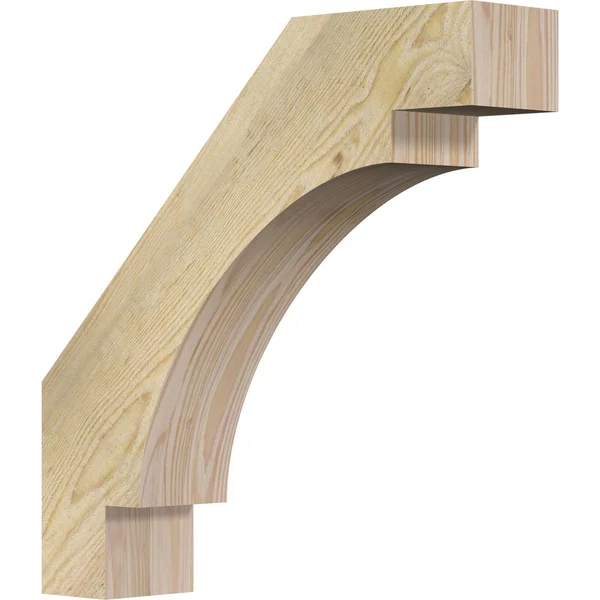 4x22W x 18x22D x 18x22H Merced Rough Sawn Brace, Douglas Fir