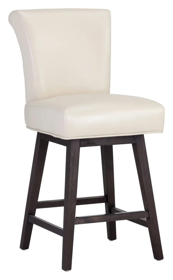 Sunpan Hamlet Swivel Counter Stool - Castillo Cream
