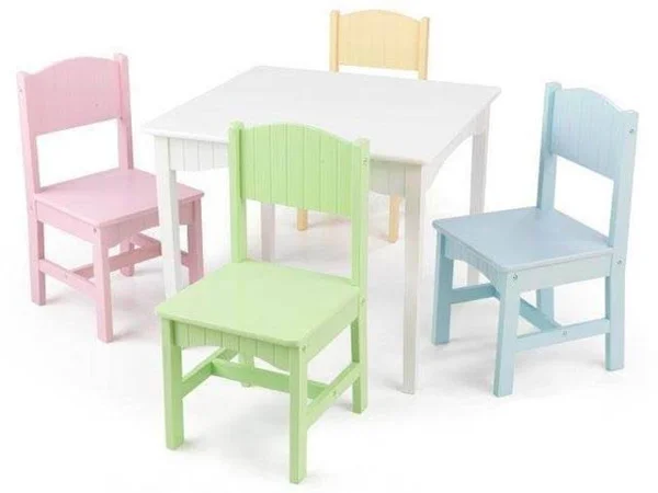 Kidkraft Nantucket Pastel Table & Four Chair Set