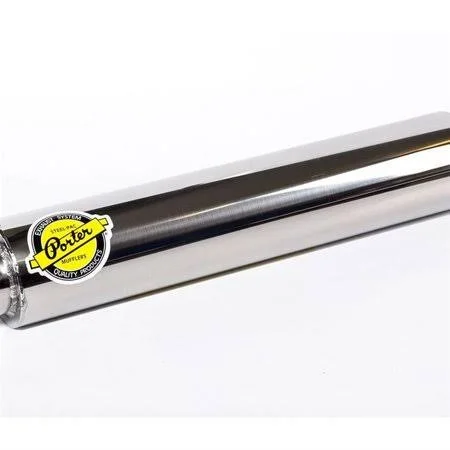 Porter Muffler Sspm40225 SS Standard Muffler - 2.25 inch In/Out