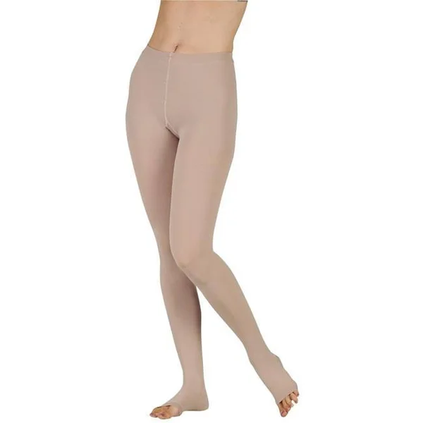Juzo Soft 2000 15-20 Open Toe Compression Pantyhose Navy V Short