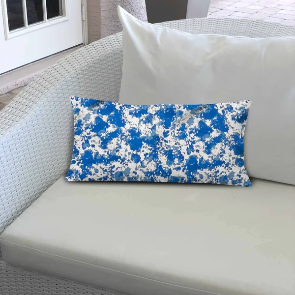 Joita Sandy Indoor Outdoor Soft Royal Pillow Envelope Cover with Insert 16x26 - JOVE2100520B