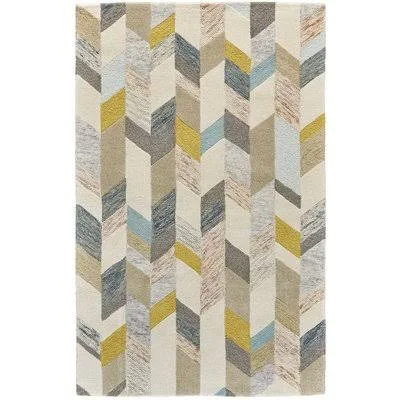 Jarrell Hand-Tufted Gray Area Rug Rug Size: Rectangle 2& x 3&