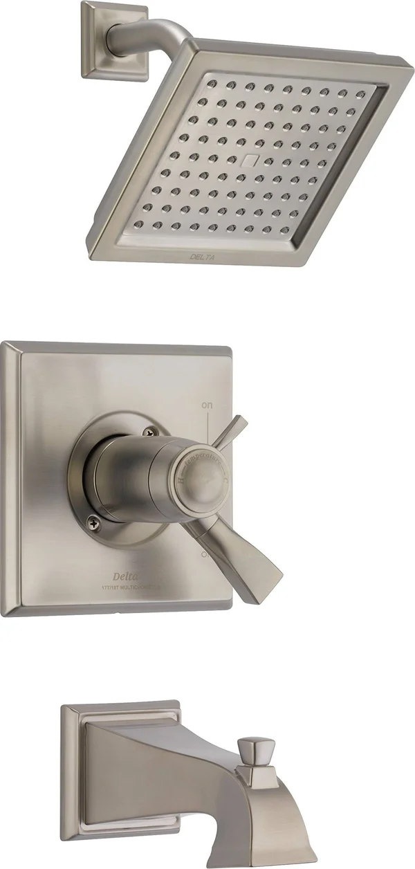 Delta Dryden T17T451-SP TempAssure 17T Series Tub & Shower Trim SpotShield Stainless