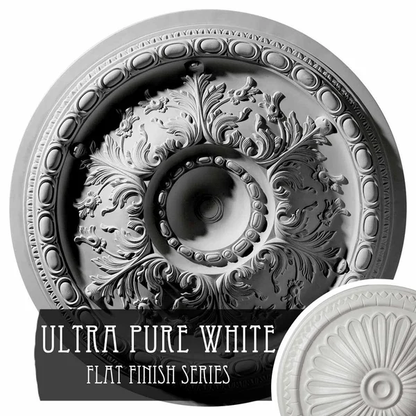 28x22OD x 2 3/4x22P Stockport Ceiling Medallion (Ultra Pure White)