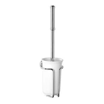 Samuel Heath Toilet Brush Set Wall Mounted Polished Brass