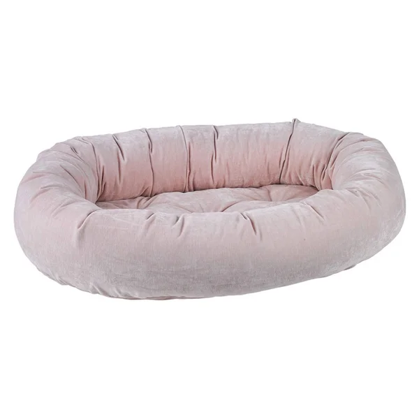 Bowsers Donut Dog Bed Microvelvet Blush Small