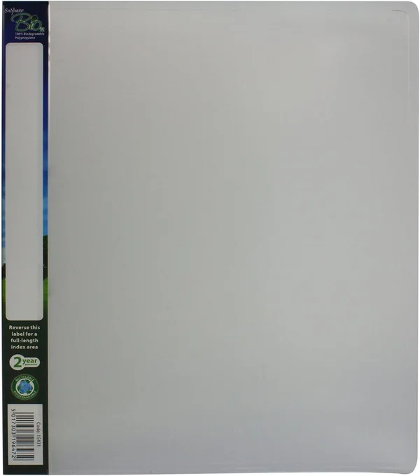 Snopake Bio2 Ring Binder A4 25mm Clear 15431