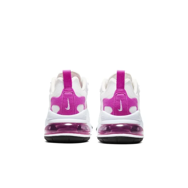 Nike Air Max 270 React White/Fire Pink Women's Shoes, Size: 7
