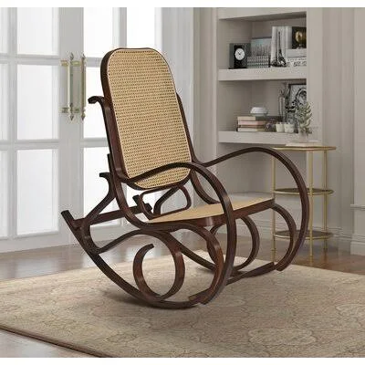 Estella Rocking Chair Rosalind Wheeler Color: Walnut