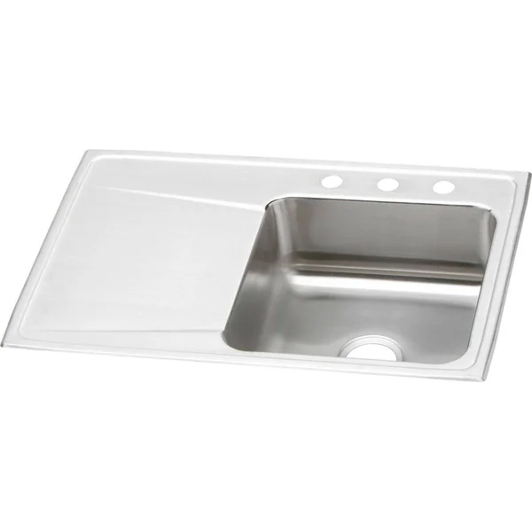 Elkay ILR3322R3 Gourmet (lustertone) Stainless Steel Single Bowl Sink