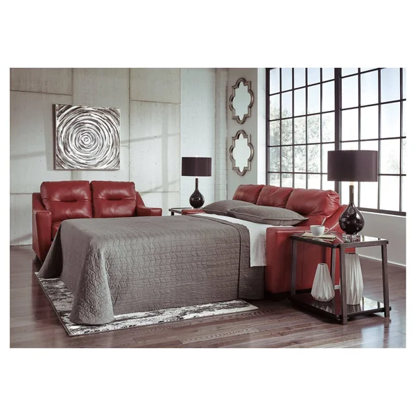 Signature Design by Ashley Kensbridge Crimson Queen Sofa Sleeper