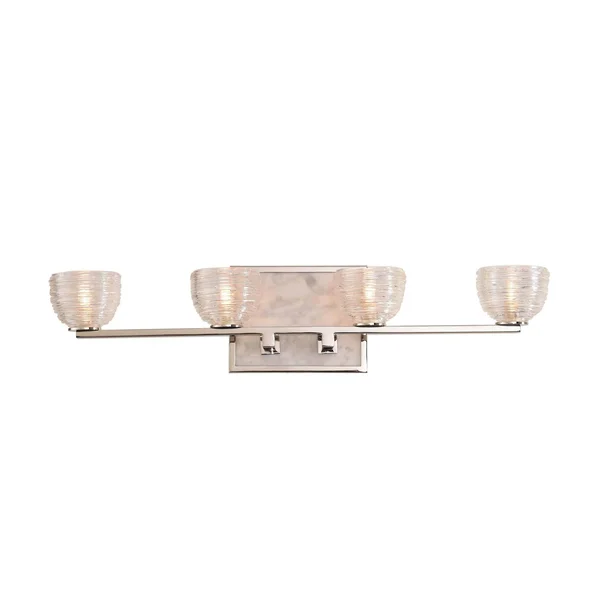 Kalco Bianco Bath Polished Nickel 4 Light