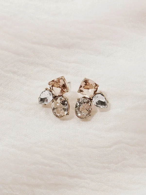 Helena Stud Earrings Ox Gold