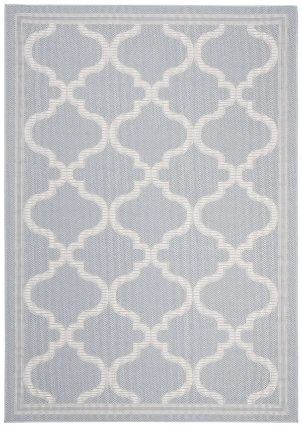 Safavieh Bermuda 810 Area Rug, Light Blue, Ivory, 6&7x22 x 6&7x22 Round