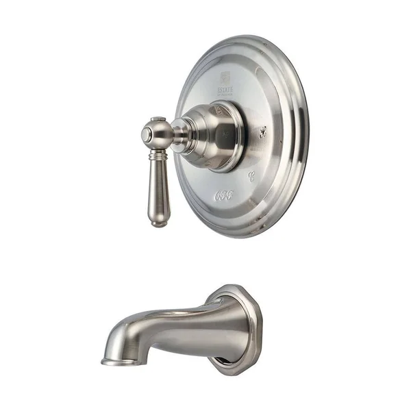 Pioneer Americana Single Handle Wall Mount Tub Trim Set; Brushed Nickel 4AM200T