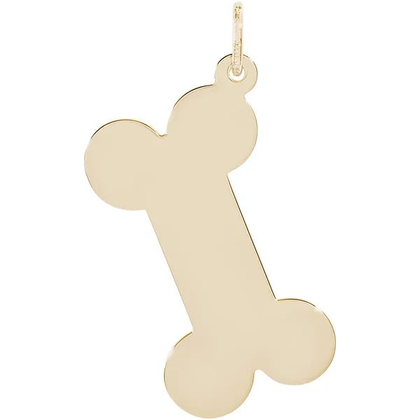 Rembrandt 14K Yellow Gold Dog Bone Charm