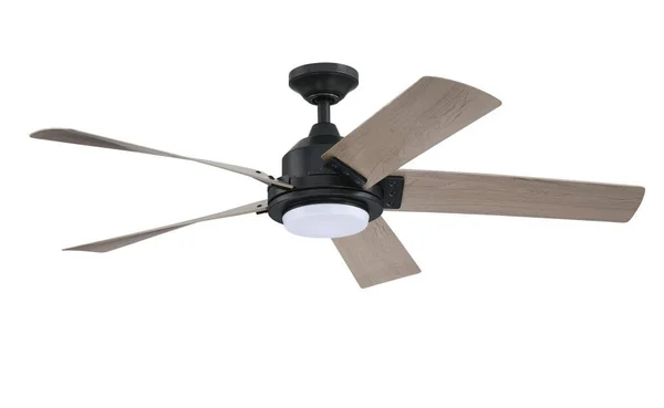 Harbor Breeze Berkshire 52-in Black Iron LED Indoor Ceiling Fan with Light and Remote (5-Blade)