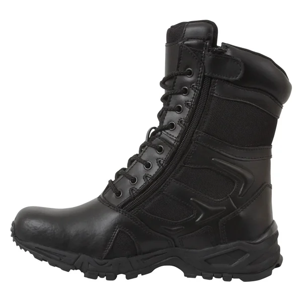 Rothco Black Forced Entry Deployment Boot with Side Zipper