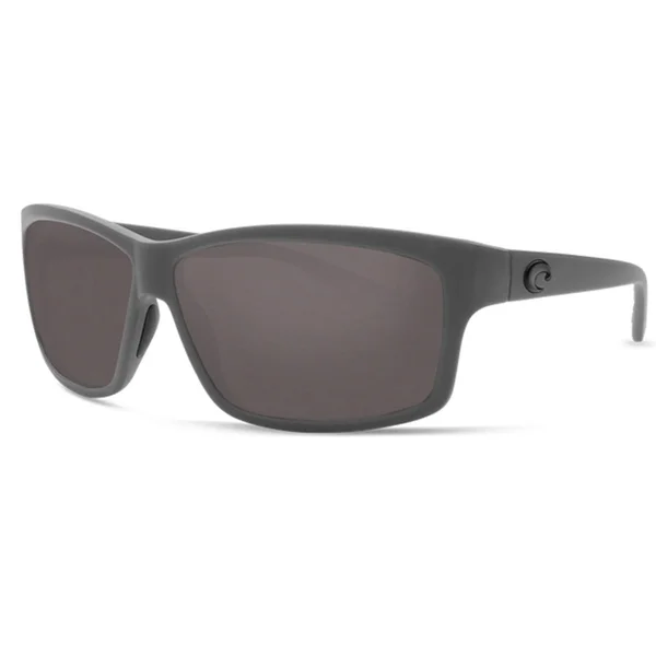 Costa Cut 580G Polarized Sunglasses - Matte Gray/Gray