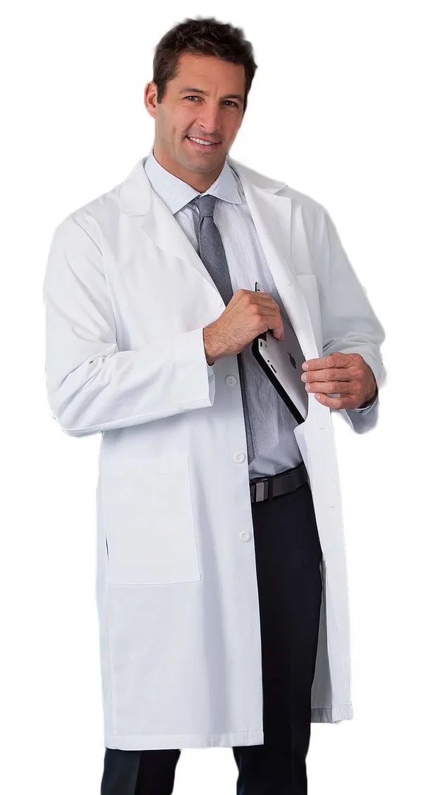 Meta Men's 38x22 Lab Coat 56 White