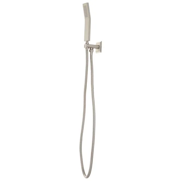 Signature Hardware 934518 Ryle 2.5 GPM Hand Shower, Hose, and Water Connector Set - Nickel, Silver