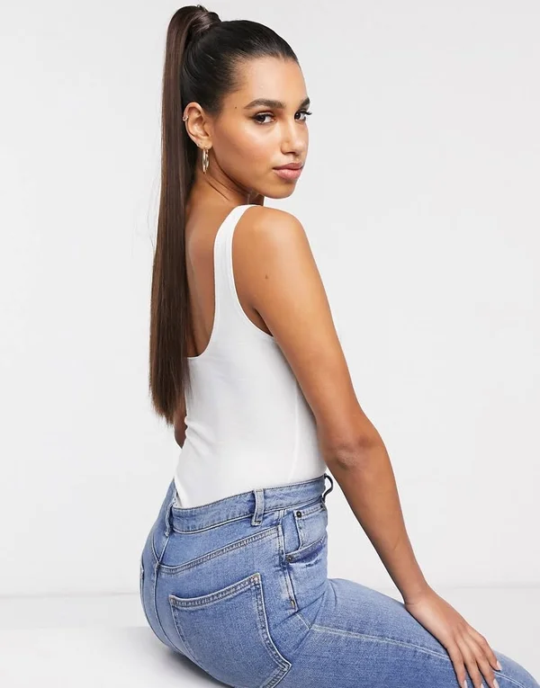 Lullabellz 26 inch Straight Wraparound Ponytail extension-Gold