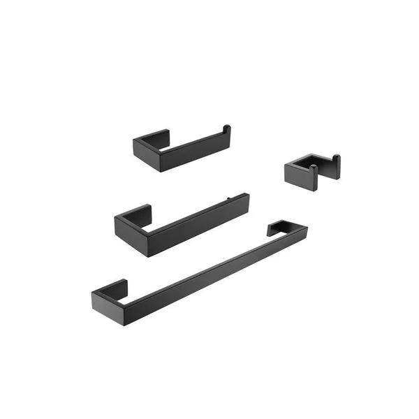 KINWELL UC3100H-4 4 - Piece Bathroom Hardware Set Finish: Black