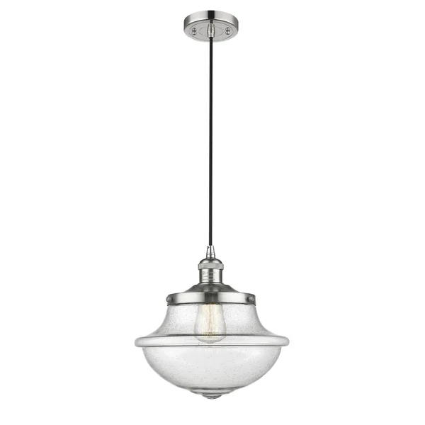 Innovations Lighting Oxford Mini Pendant 201C PN G544 LED (Nickel)