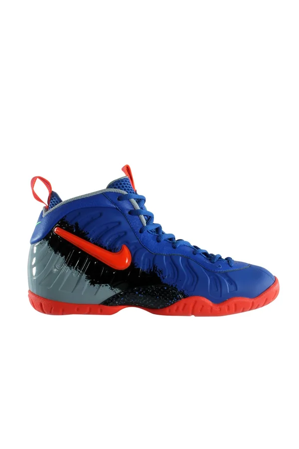 Nike Little Posite Pro Racer BLUE/TOTAL CRIMSON/GREEN Strike