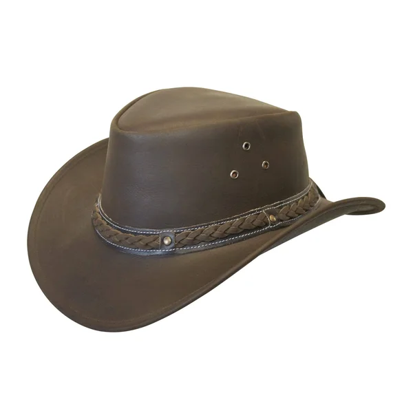 Conner Down Under Leather Hat Brown X-Large