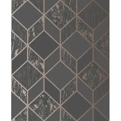 Patricia 33& L x 20.5x22 W Wallpaper Roll Mercury Row Teen Color: Charcoal