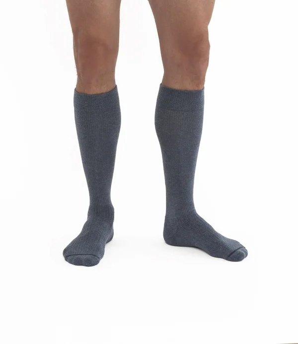 Jobst Activewear 30-40 mmHg Knee High, X-Large, Steel Gray